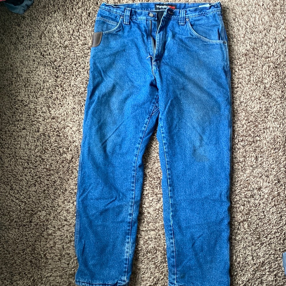 Mens Wrangler Riggs Workwear Insulated Jeans